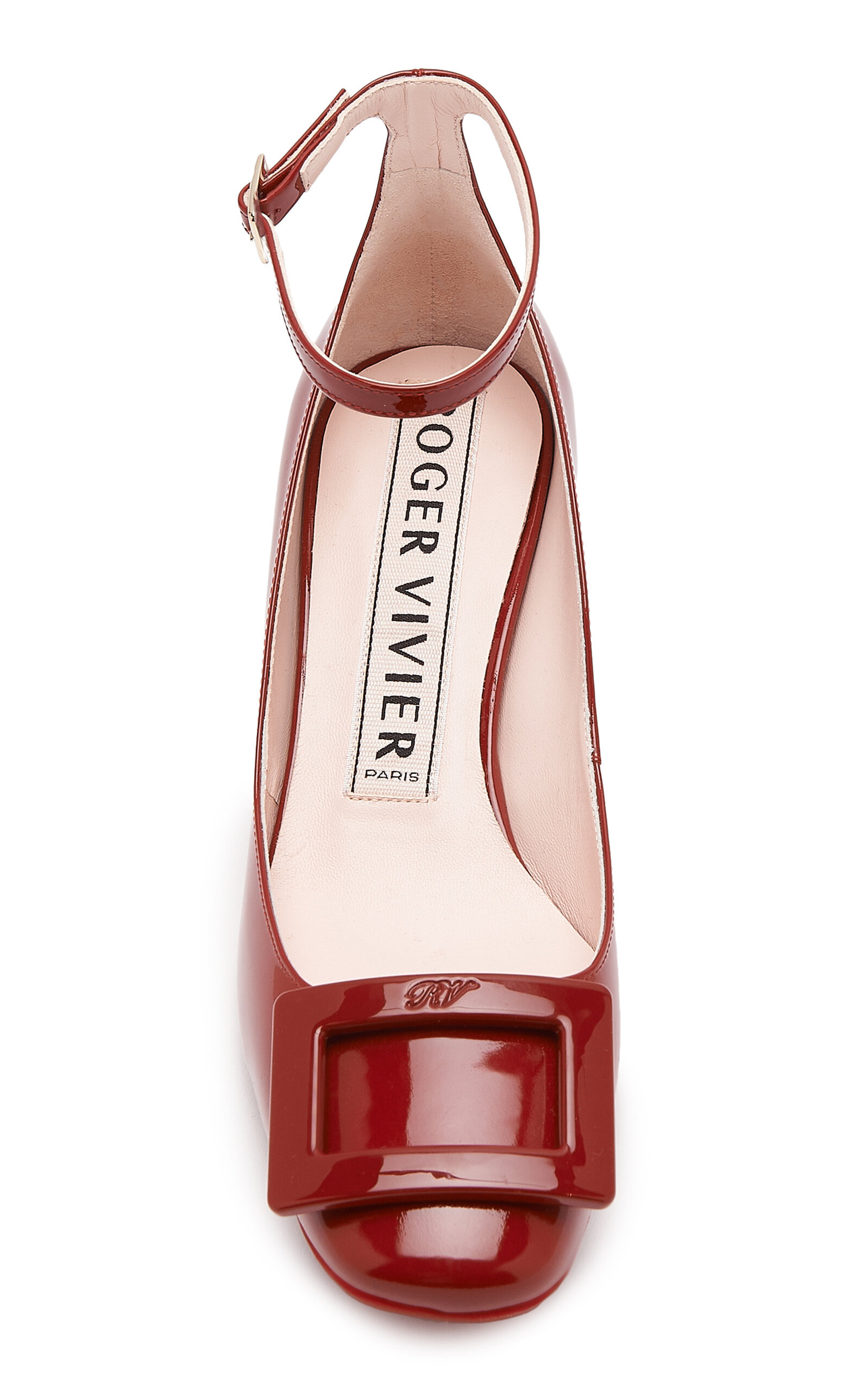 Roundy Lacquered Leather Pumps red - 3