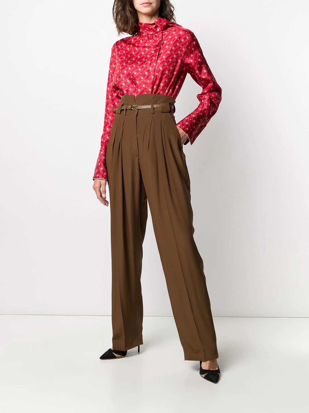 high rise darted trousers - 2