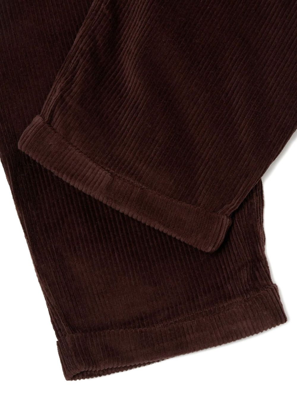 corduroy pleated trousers - 6