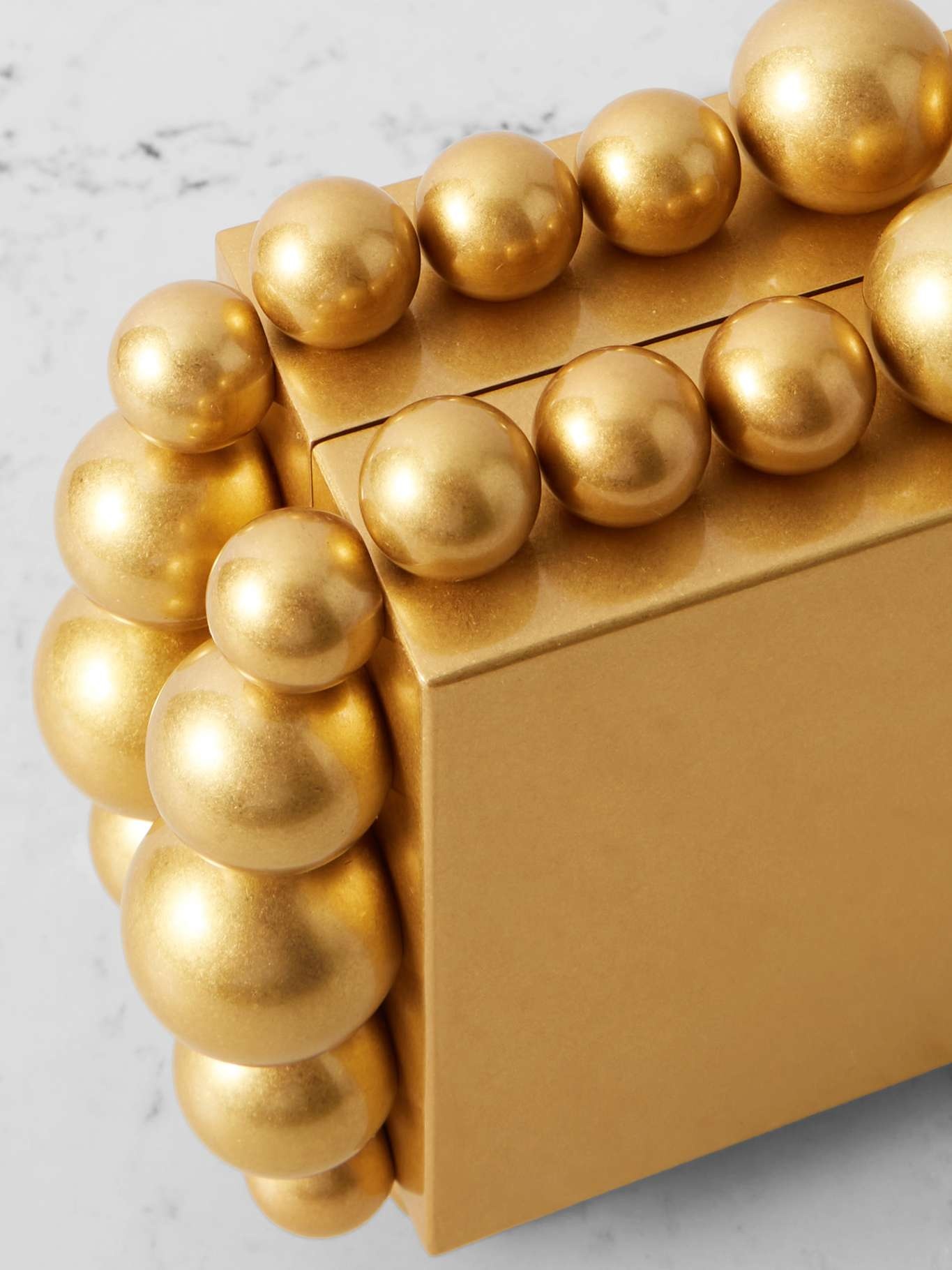 Eos beaded gold-tone clutch Gold - 4
