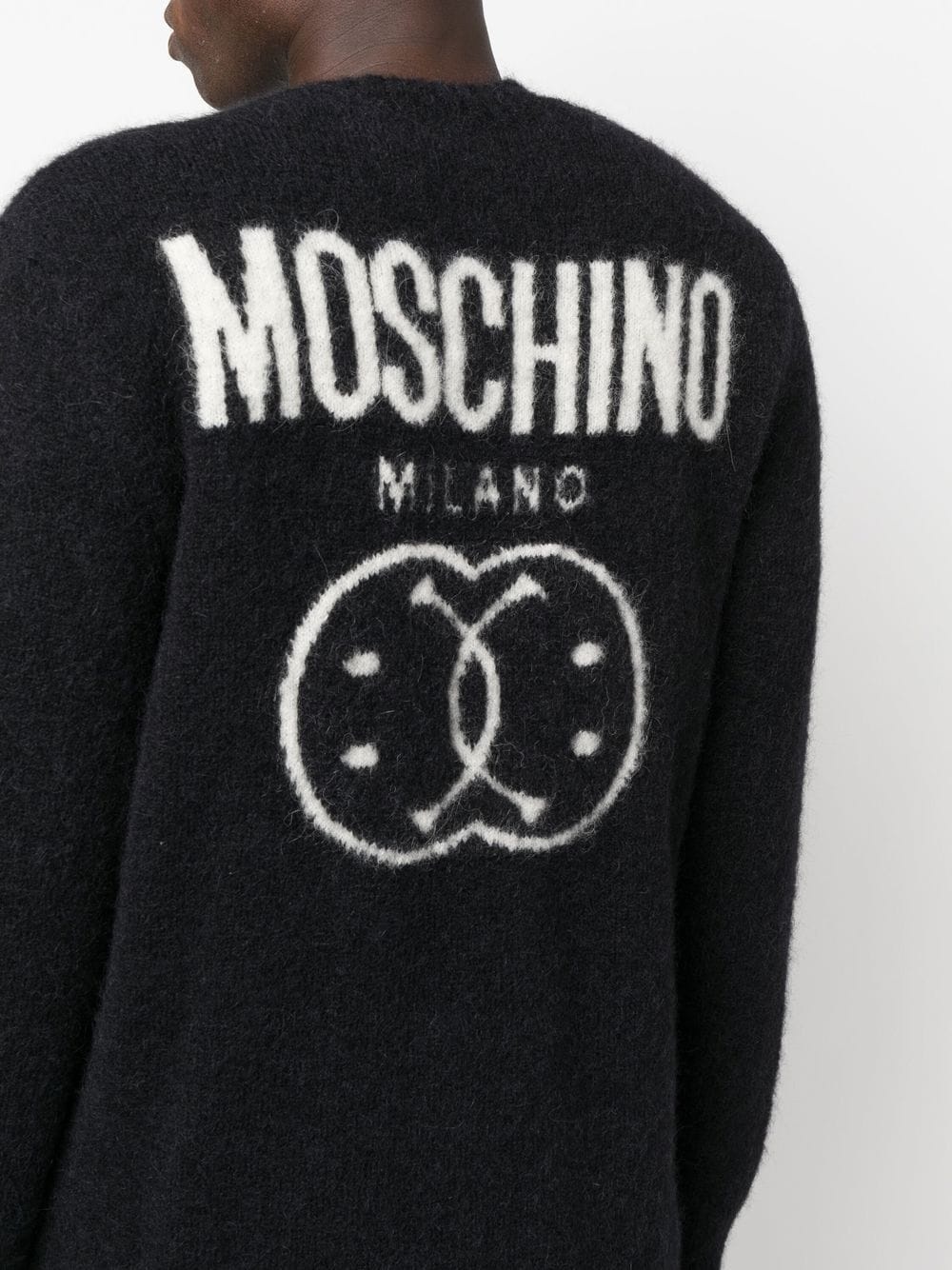 logo-print cardigan - 5