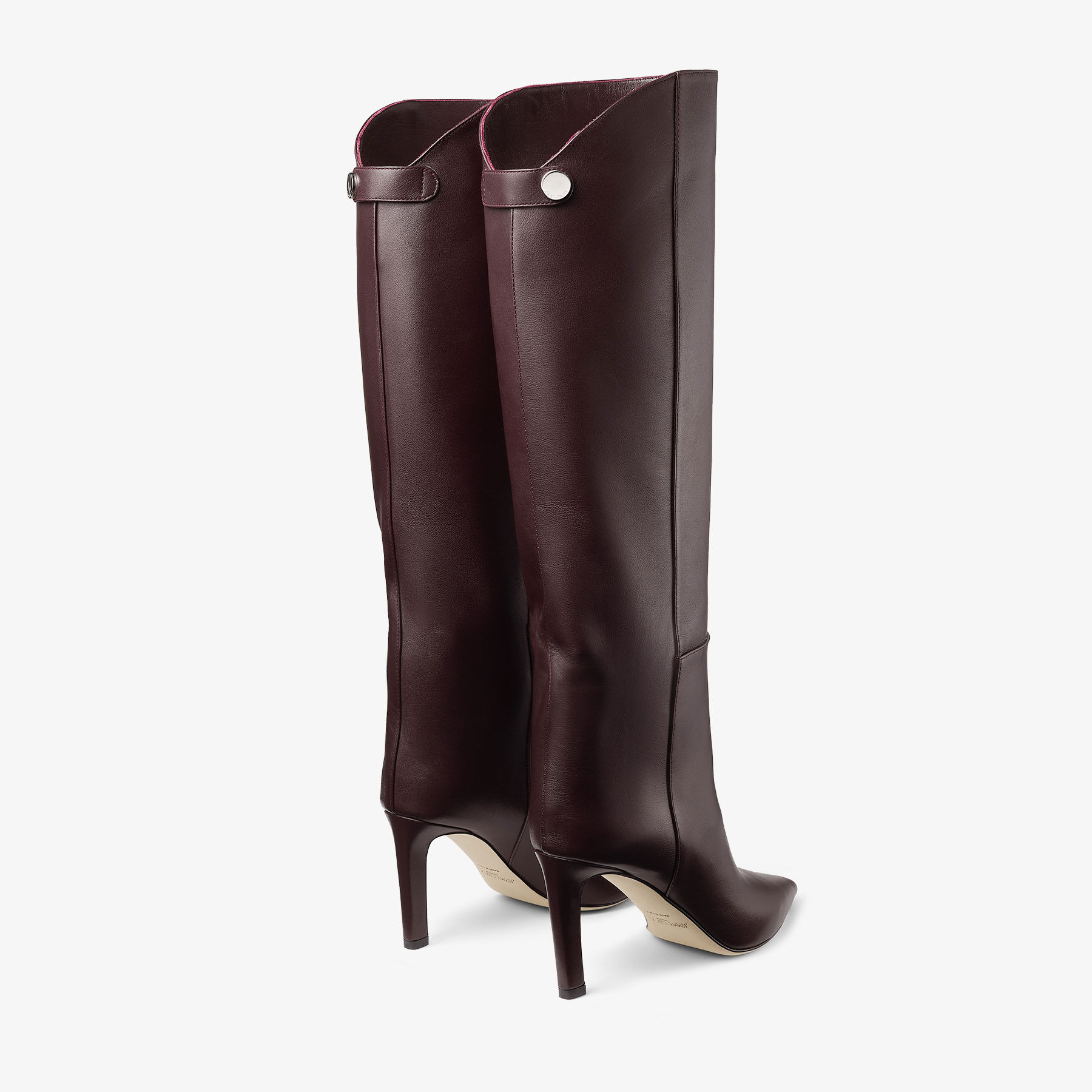 Alizze Knee Boot 85
Deep Merlot Smooth Leather Knee High Boots - 4