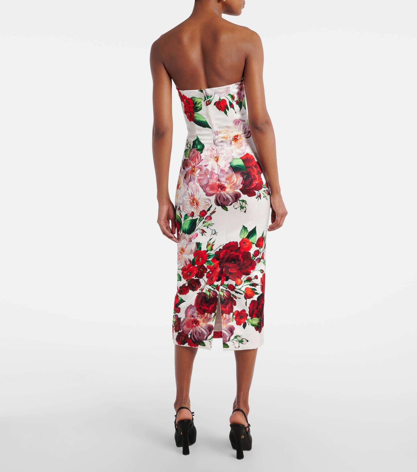 Floral midi dress - 3