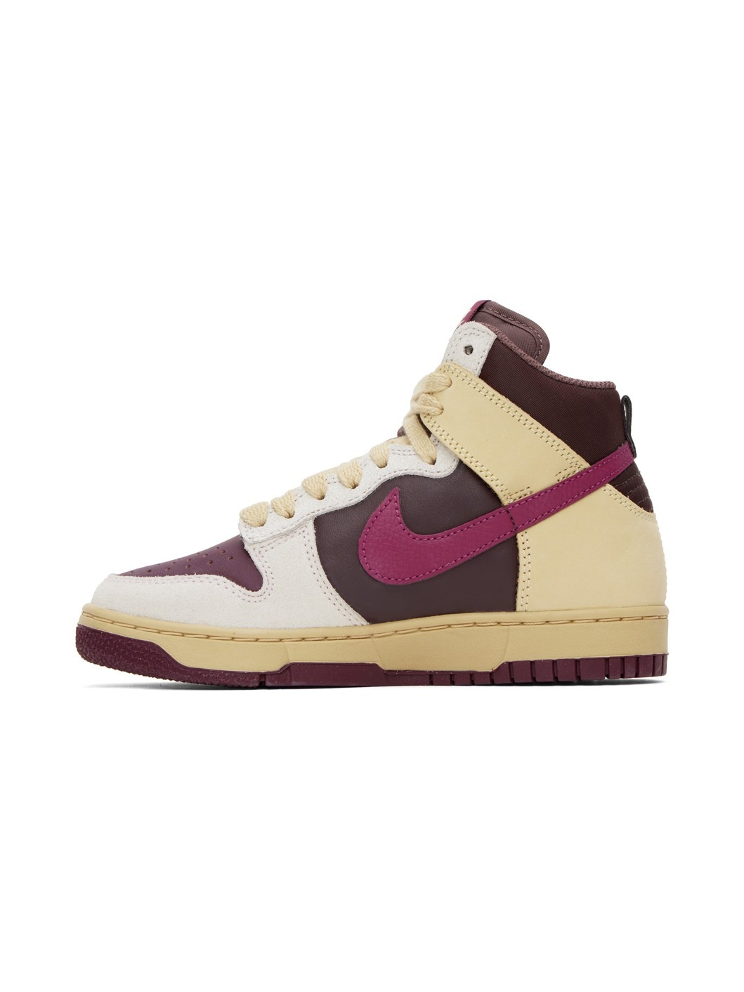 Off-White & Burgundy Dunk High 1985 Sneakers - 3