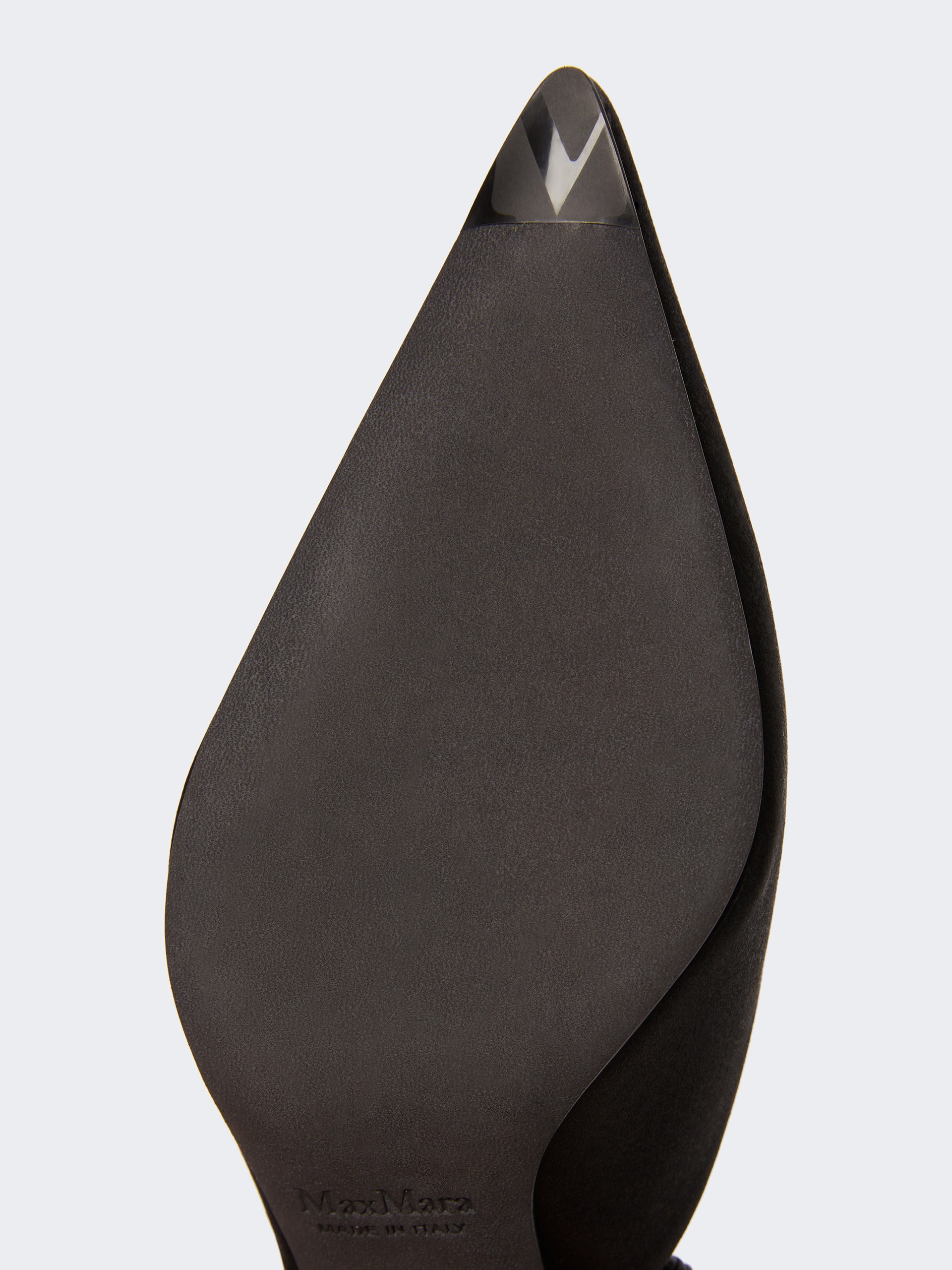 SILKSLING Viscose and silk satin slingbacks - 6