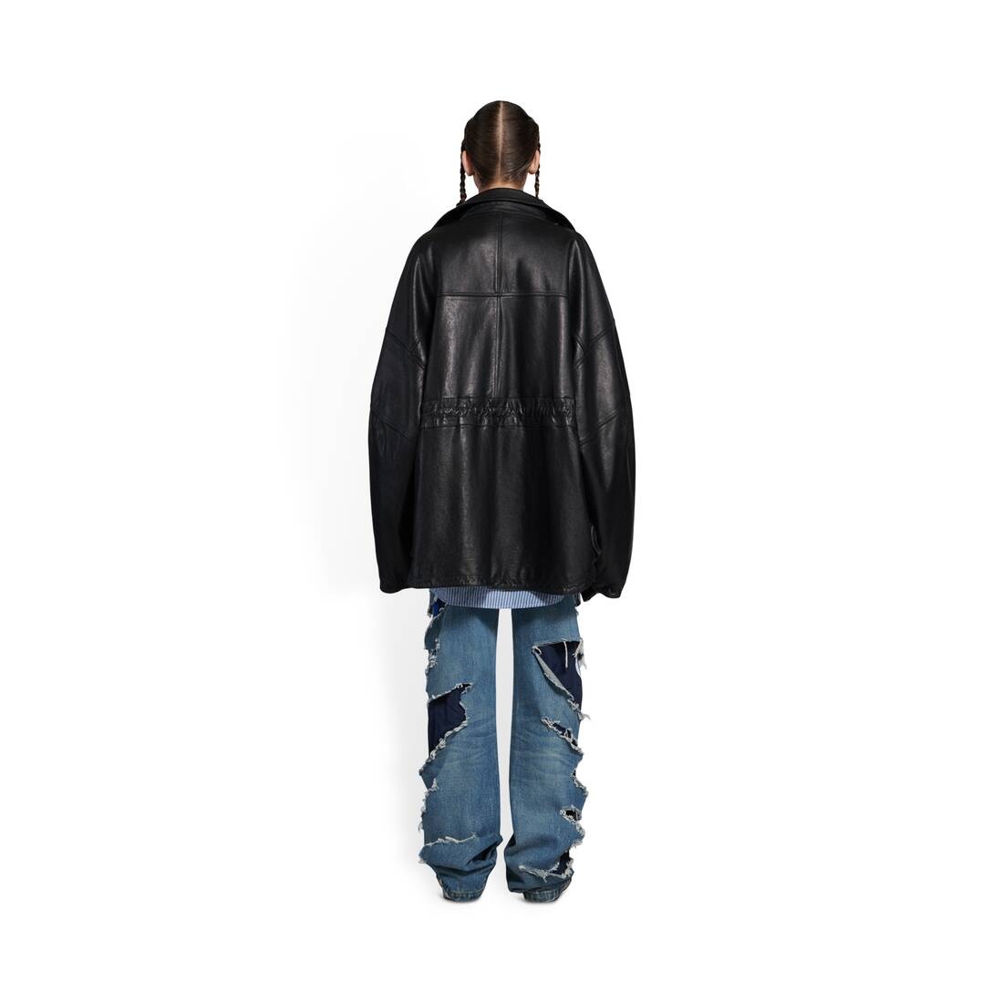 Men's Parka in Black - 4