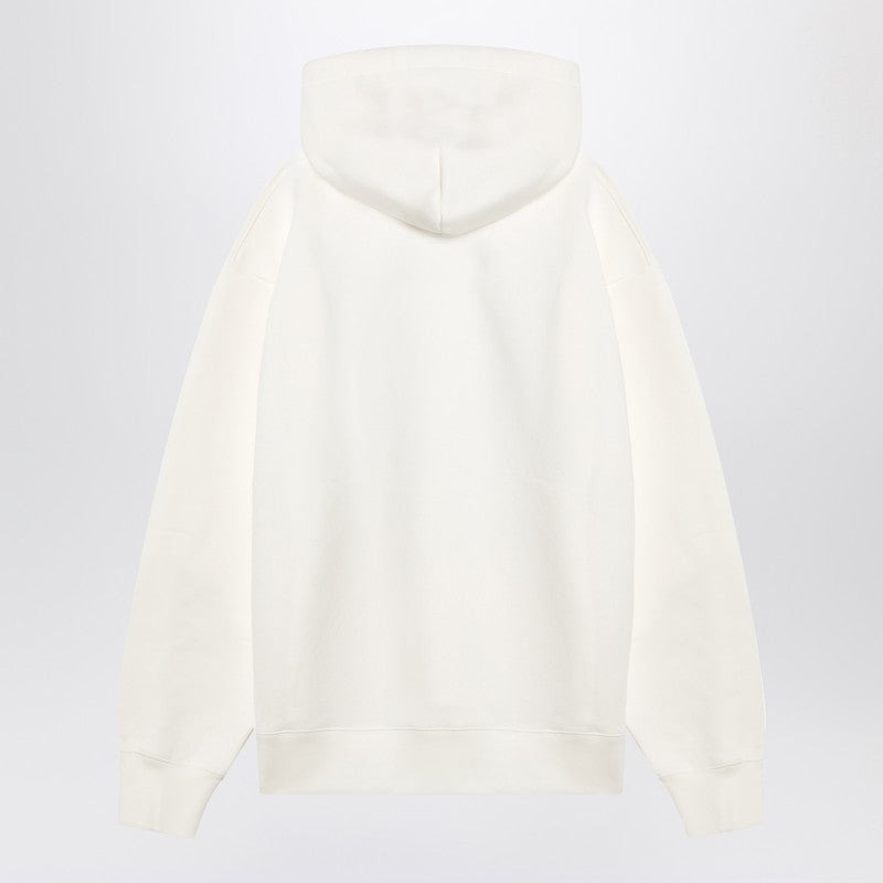 Valentino Ivory Sweatshirt With Chez Valentino Print Men - 2