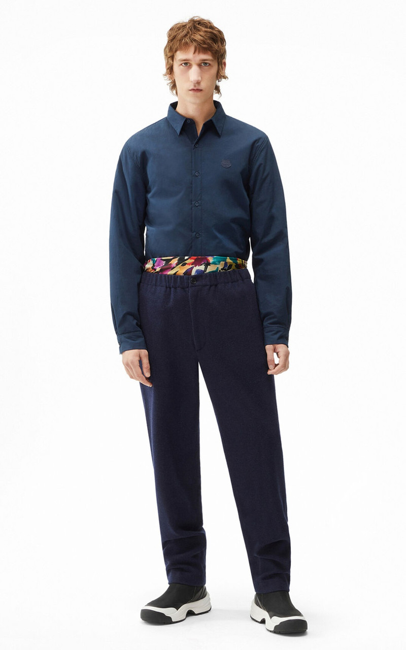KENZO Flannel jogging trousers outlook