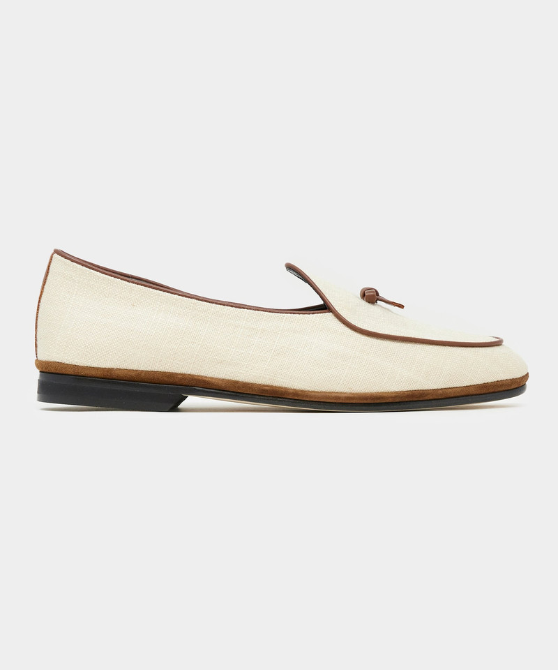 RUBINACCI Todd Snyder x Rubinacci Linen Marphy Loafer outlook