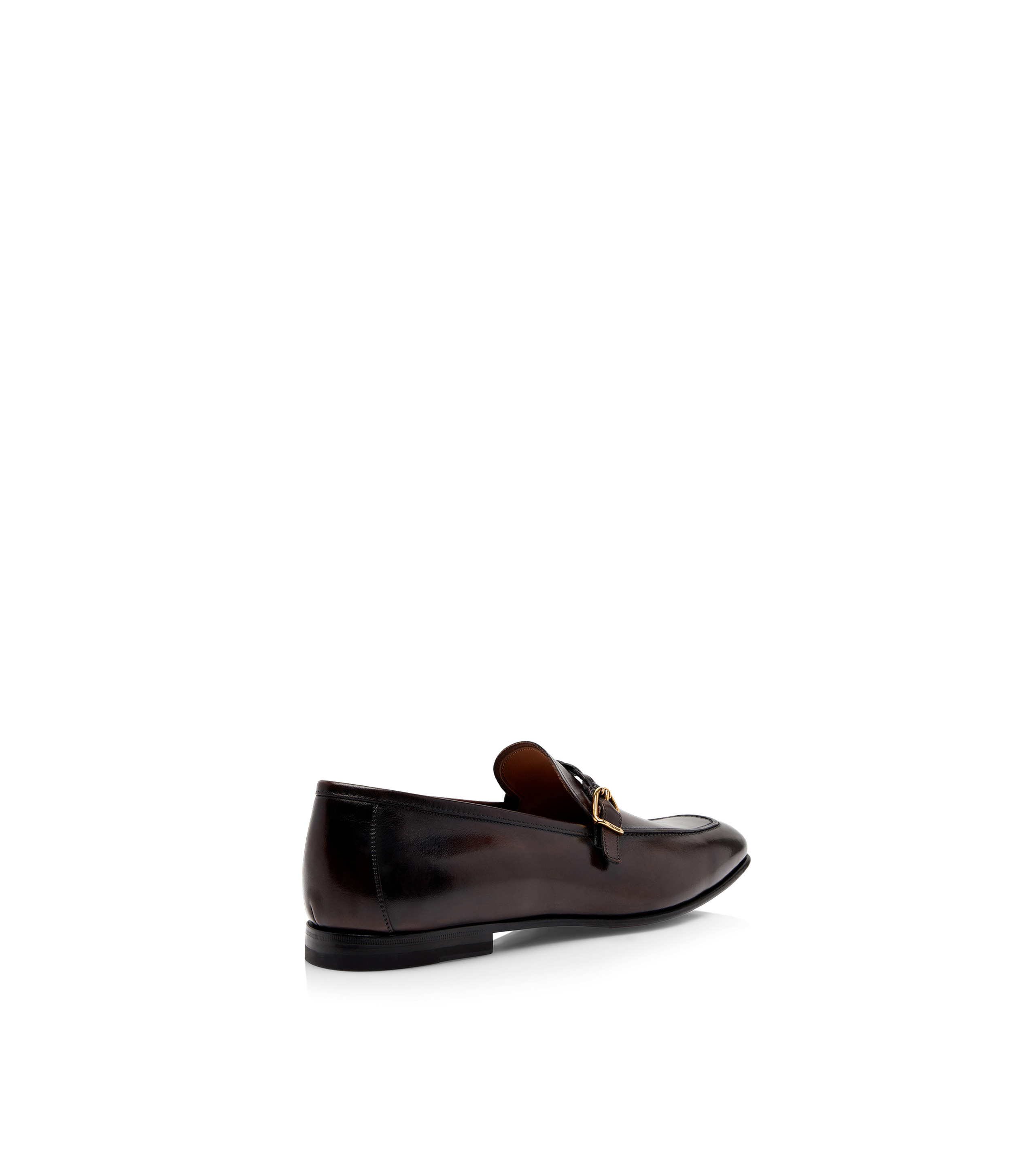 BURNISHED LEATHER MARTIN LOAFER - 3