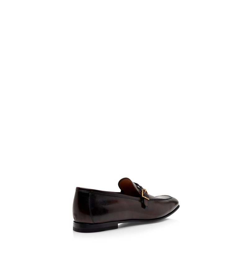 BURNISHED LEATHER MARTIN LOAFER 3