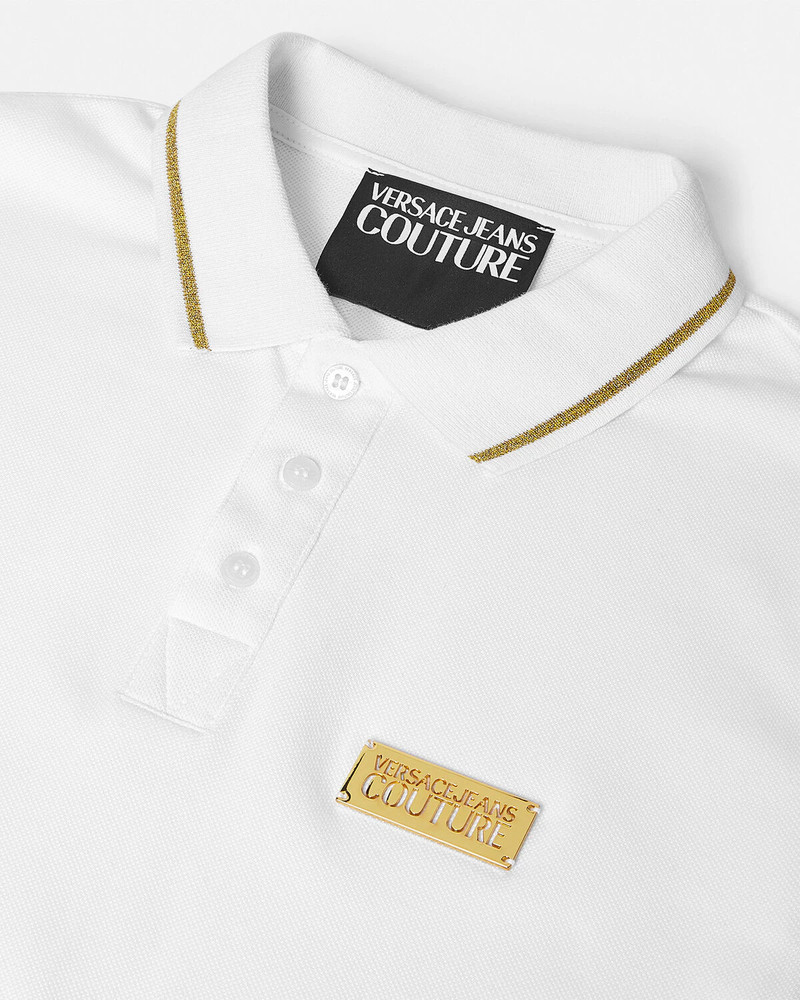 VERSACE JEANS COUTURE Logo Slim-Fit Polo Shirt outlook