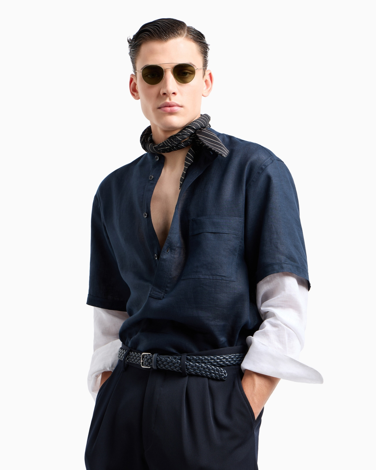 LOOSE-FIT LINEN SHIRT - 6
