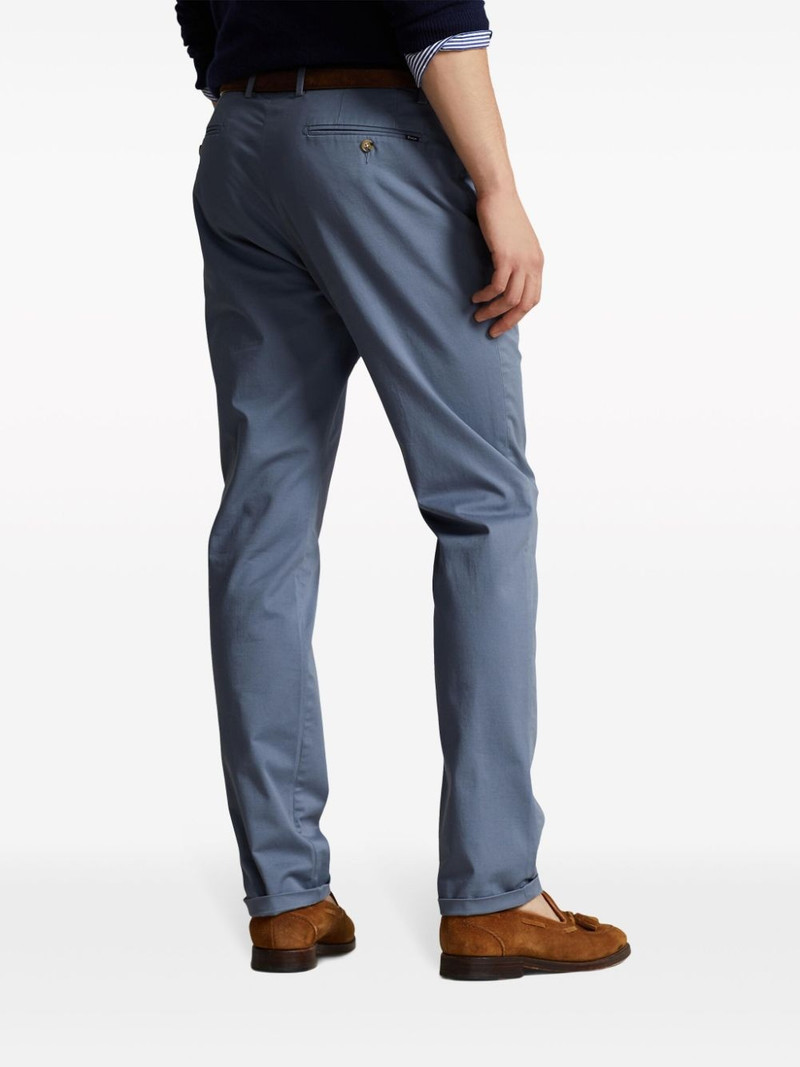 logo-tag twill straight-leg trousers 4