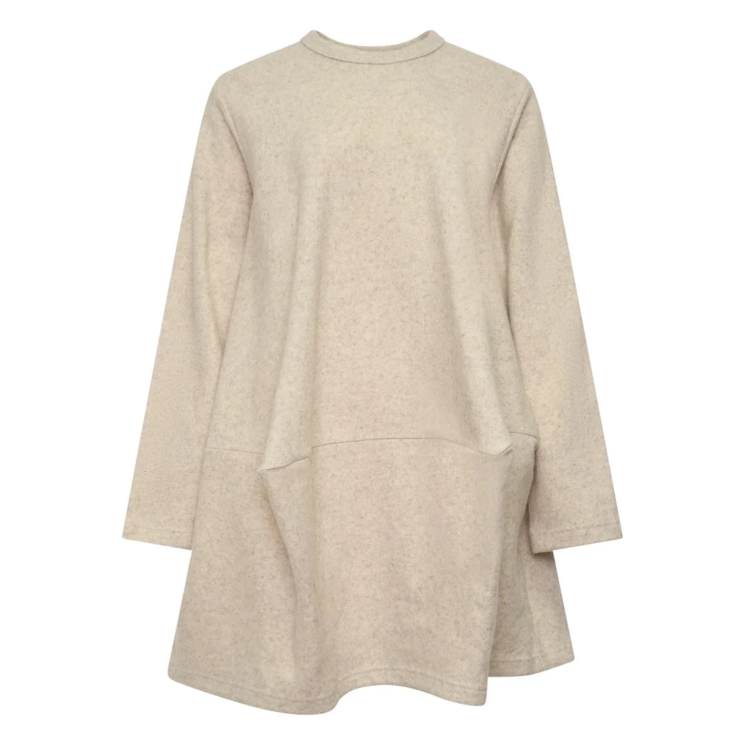 Long Sleeve Crewneck Dress - 1