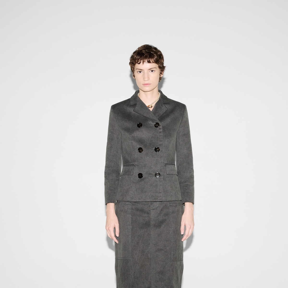 Cotton canvas delavé jacket - 3