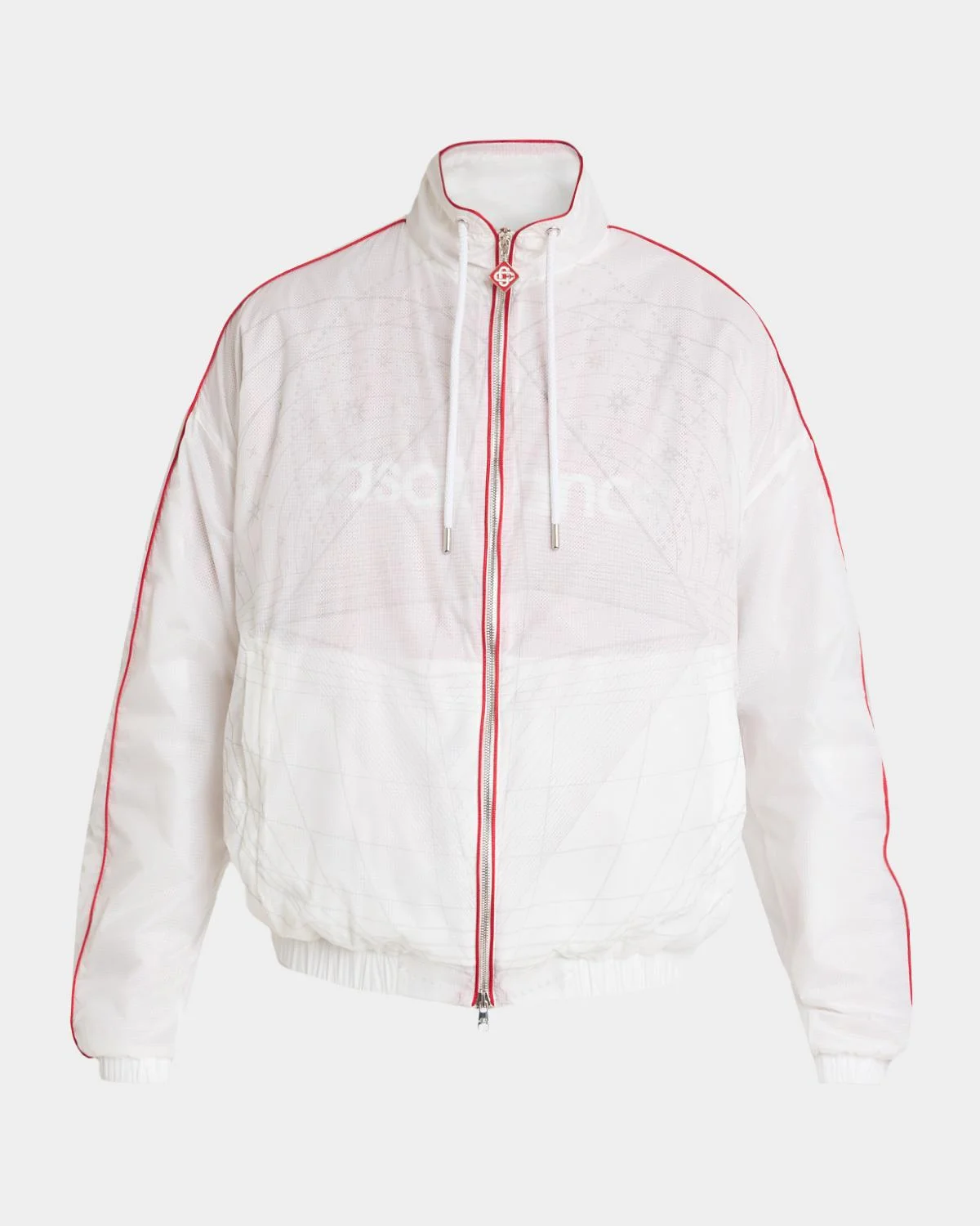 Men's Reflective Print Track Jacket - 1