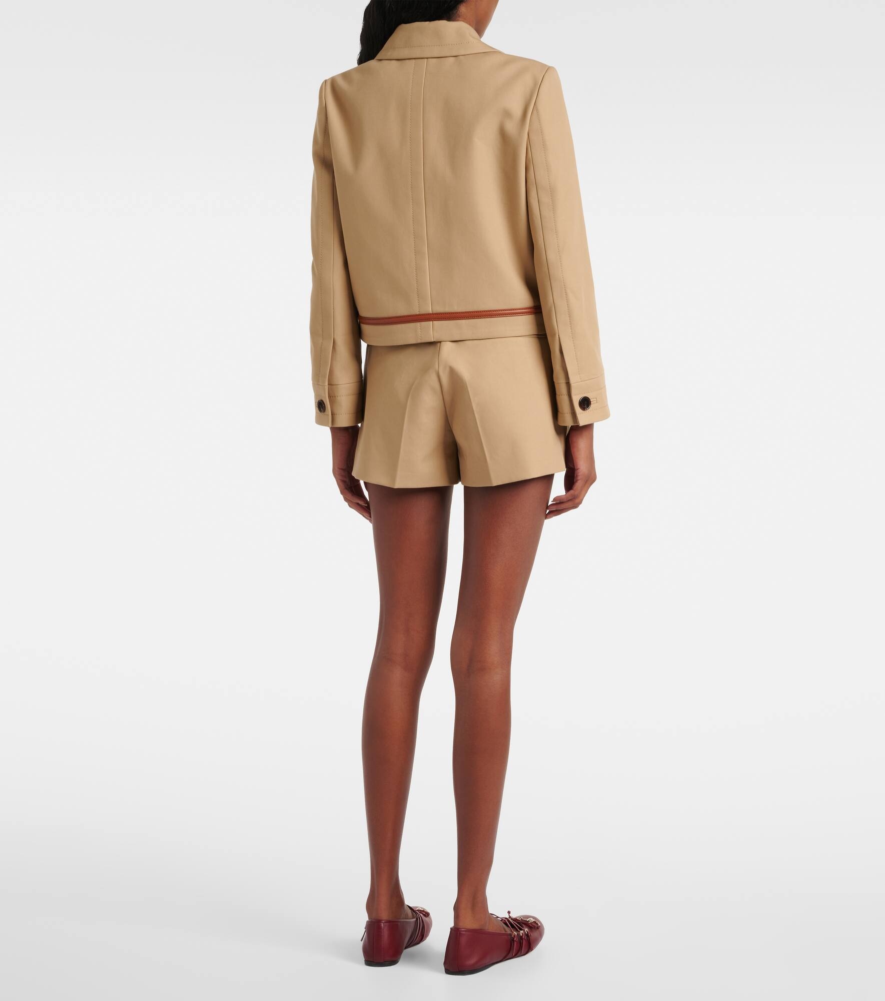 Horsebit cotton drill jacket - 3
