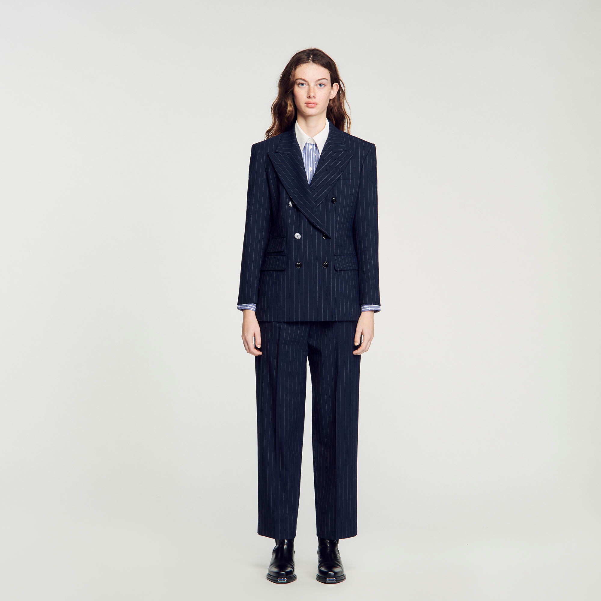 STRIPY SUIT JACKET - 3