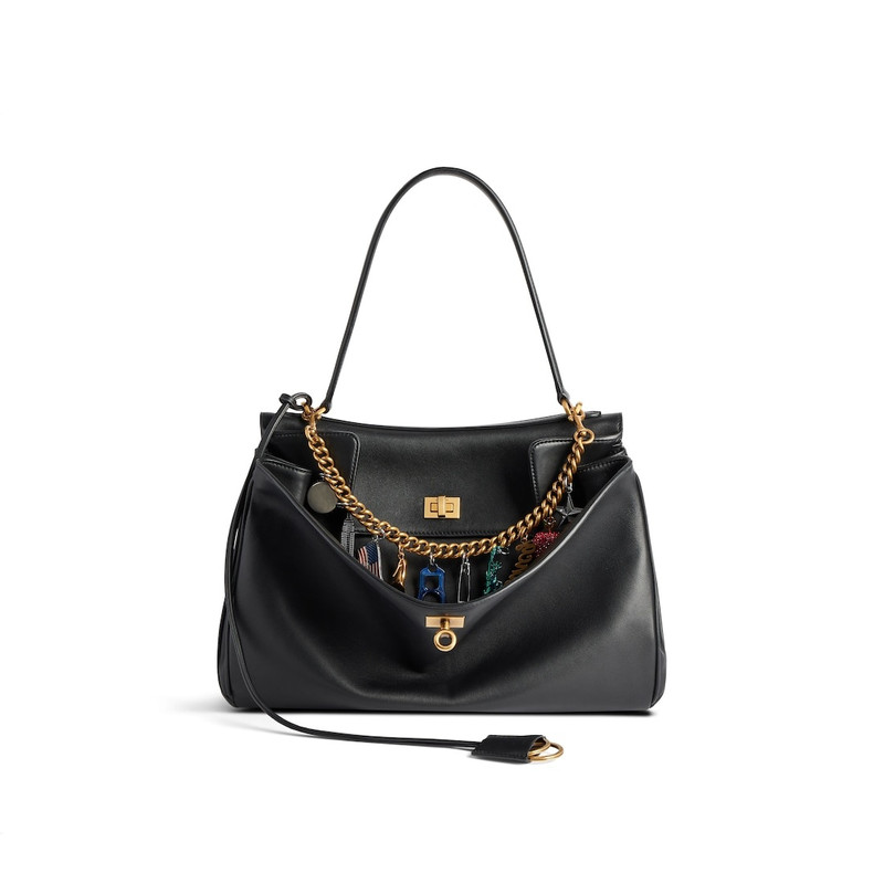 Women's Rodeo Medium Handbag With Ny Souvenirs Charms in Black 1