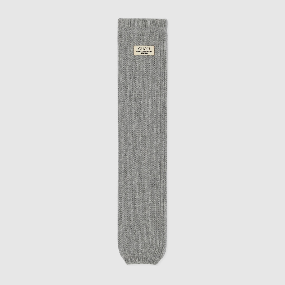 Knit cashmere leg warmers - 1