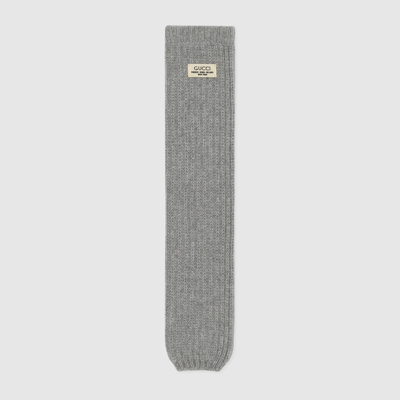 Knit cashmere leg warmers 1