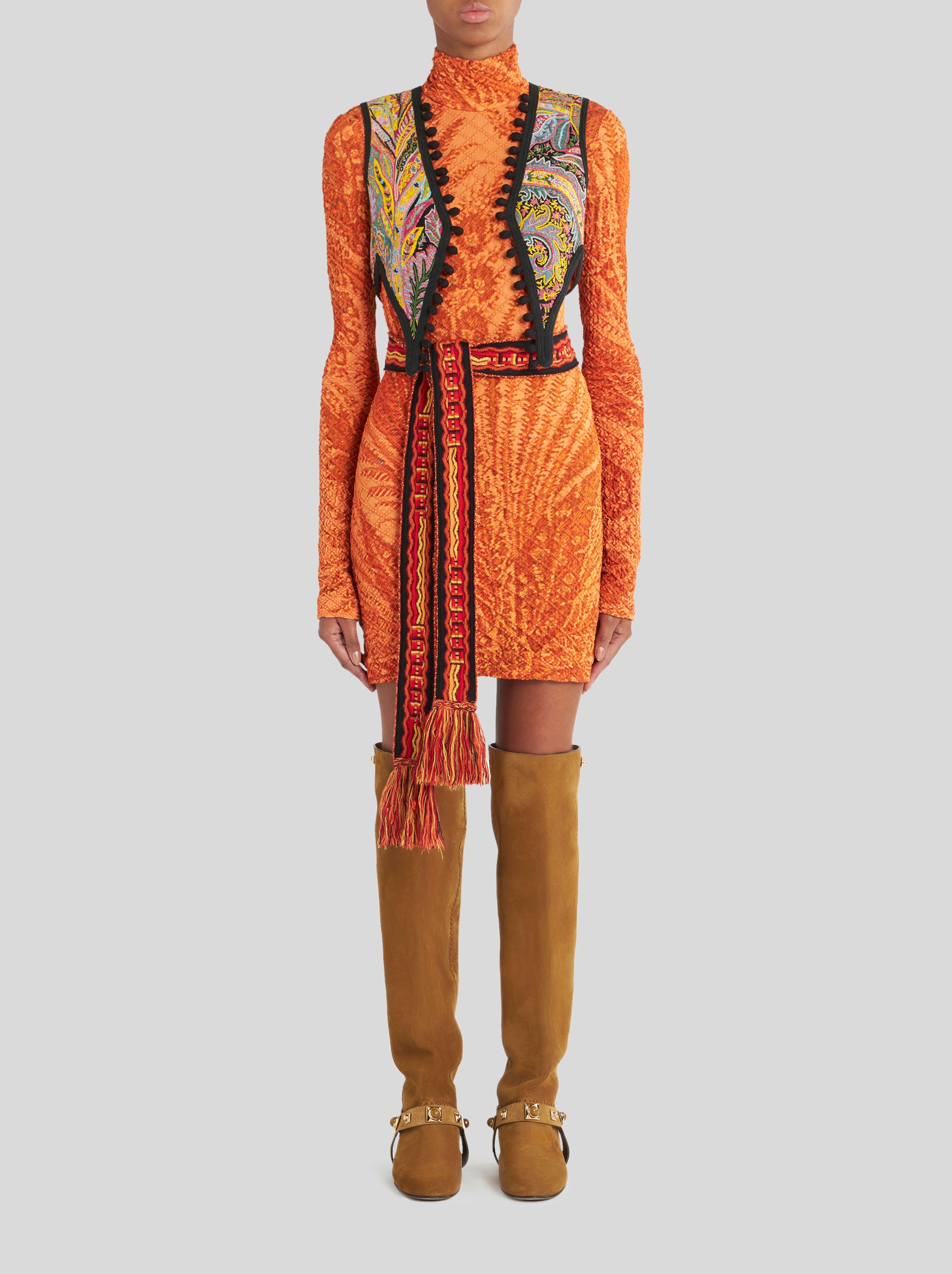 PAISLEY EMBROIDERED WAISTCOAT - 3