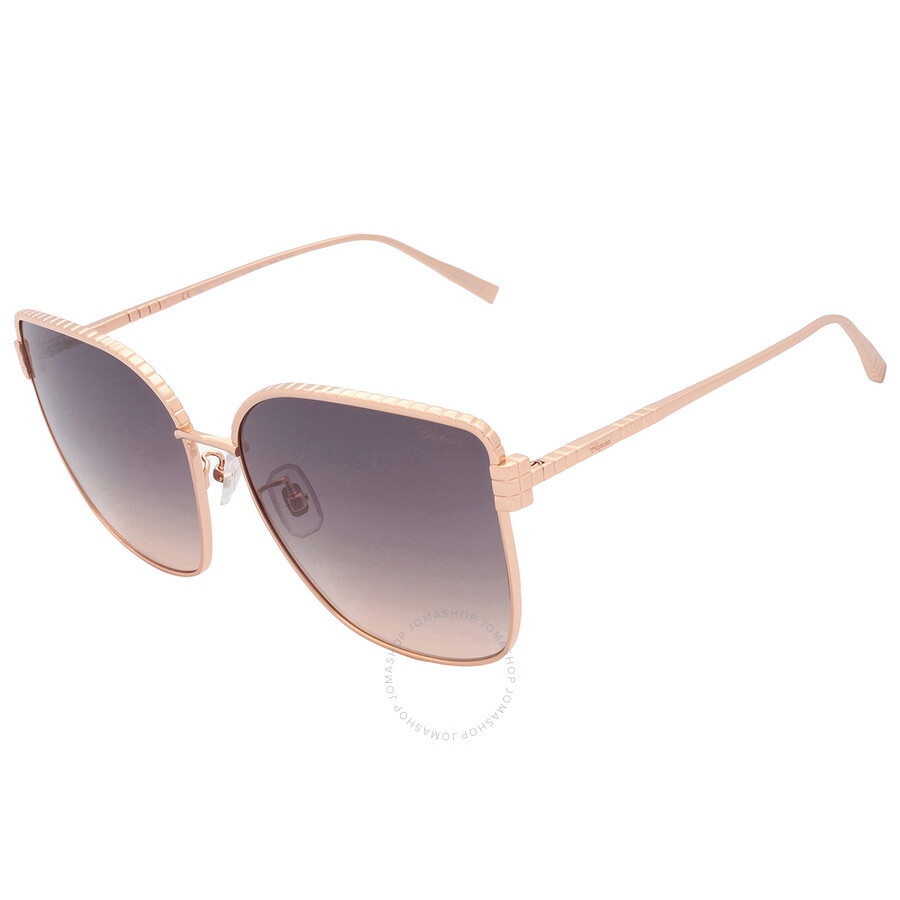 Chopard Smoke Orange Gradient Butterfly Ladies Sunglasses SCHG67M 08FC 63 - 3
