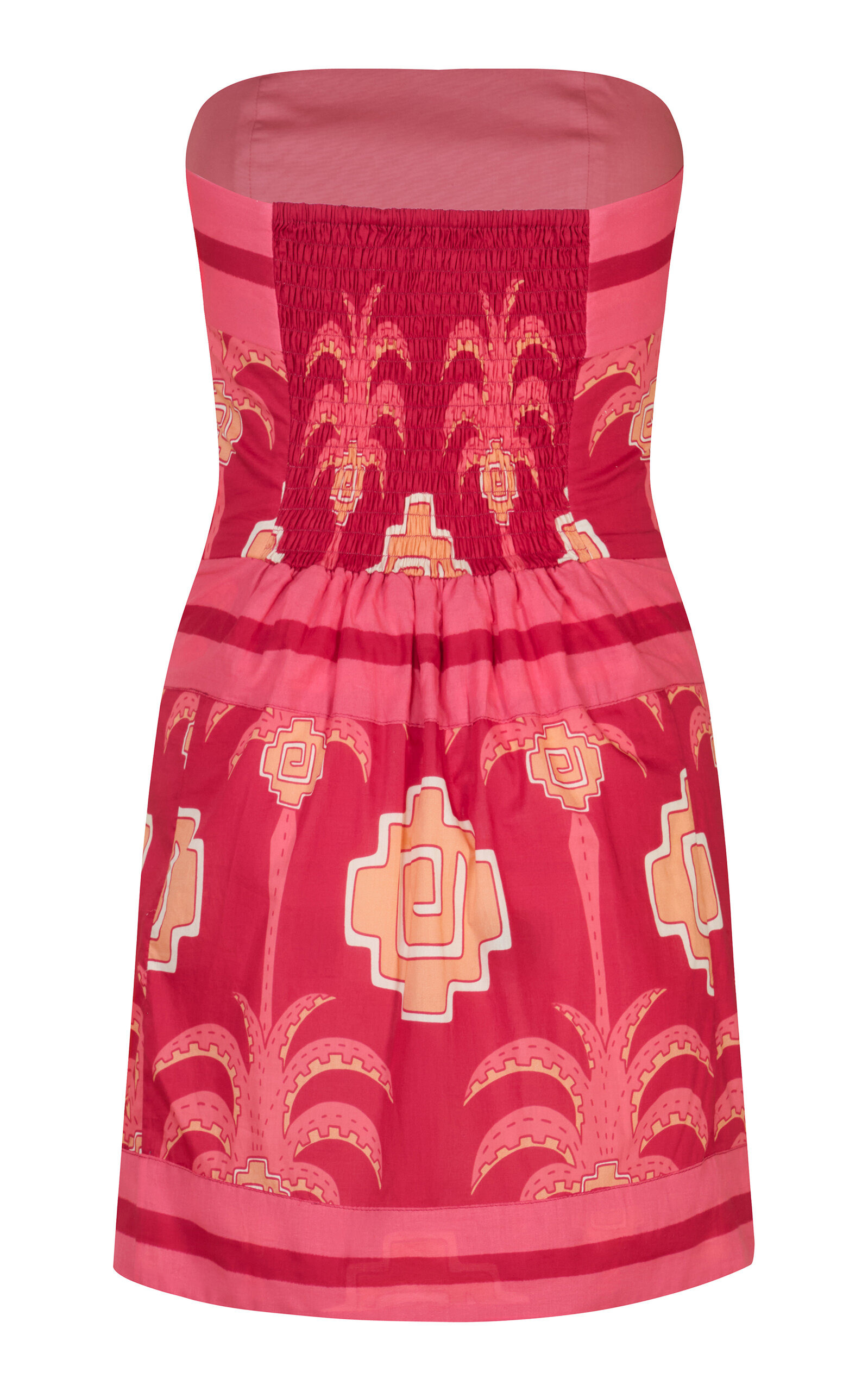 Raiz Ritual Cotton Wrap Mini Dress multi - 5
