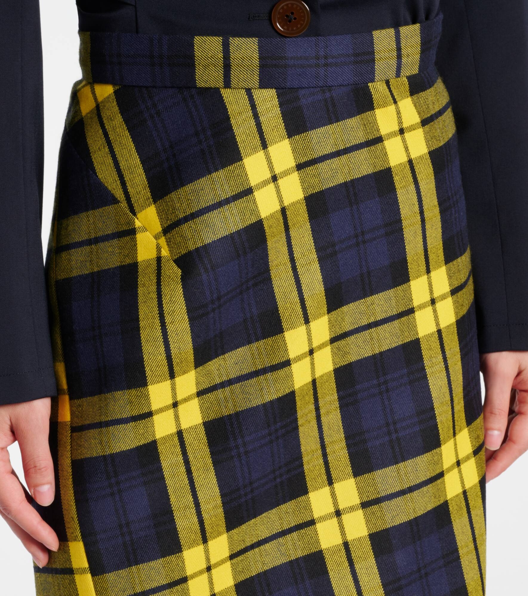 Infinity virgin wool miniskirt - 4