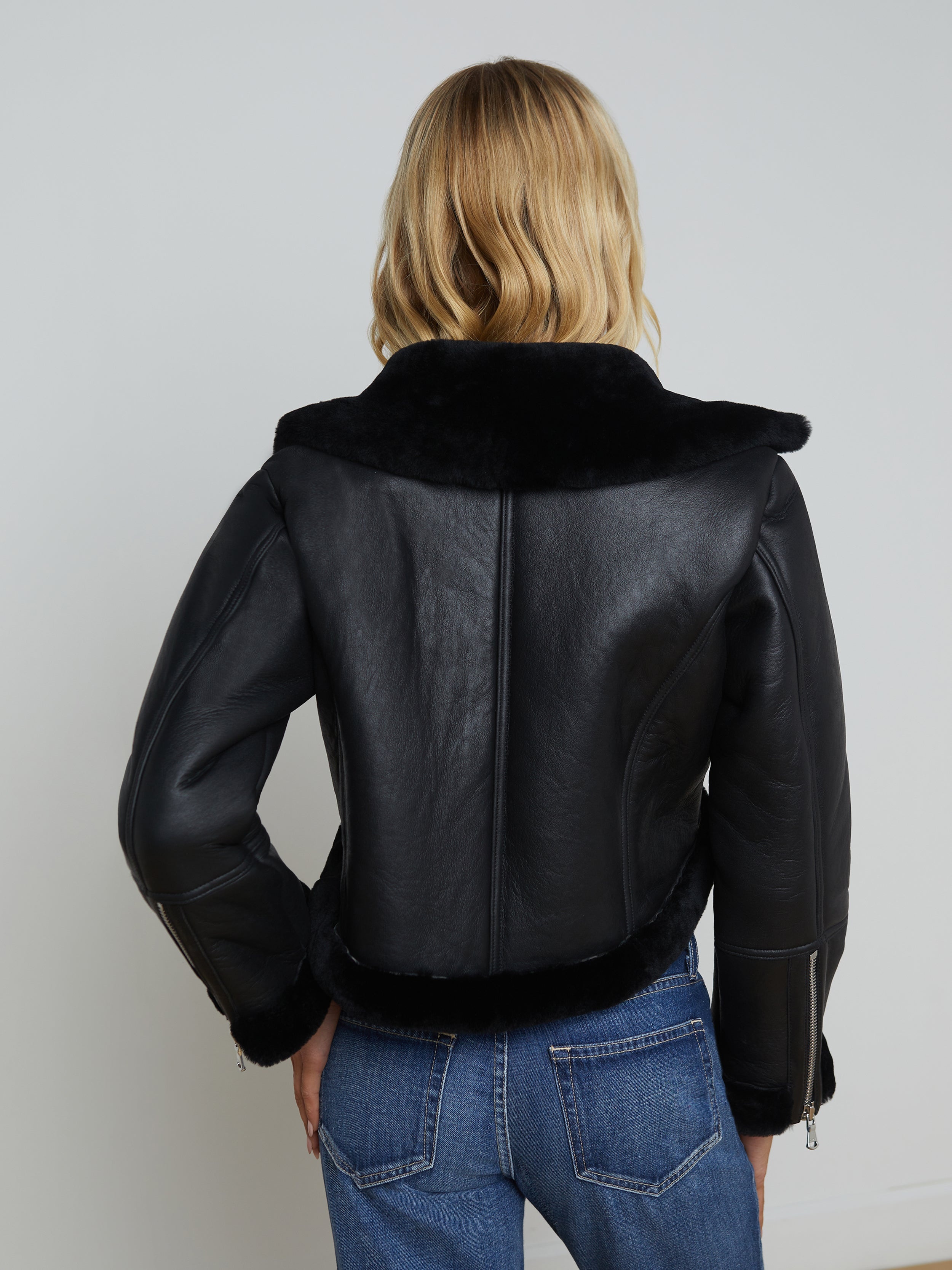 Pike Shearling Leather Jacket - 7