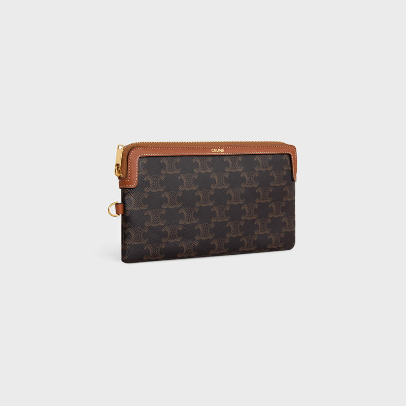 STRAP TRIOMPHE CANVAS를 가진 LONG POUCH 3