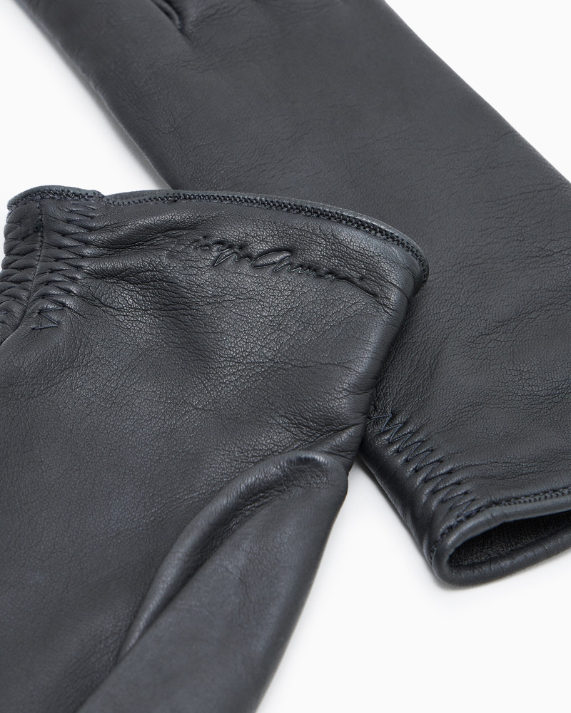 GIORGIO ARMANI LAMBSKIN NAPPA LEATHER GLOVES outlook