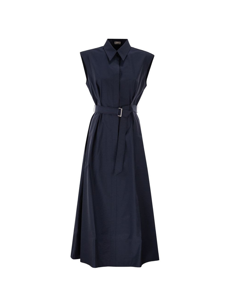 sleeveless belted maxi dress 1