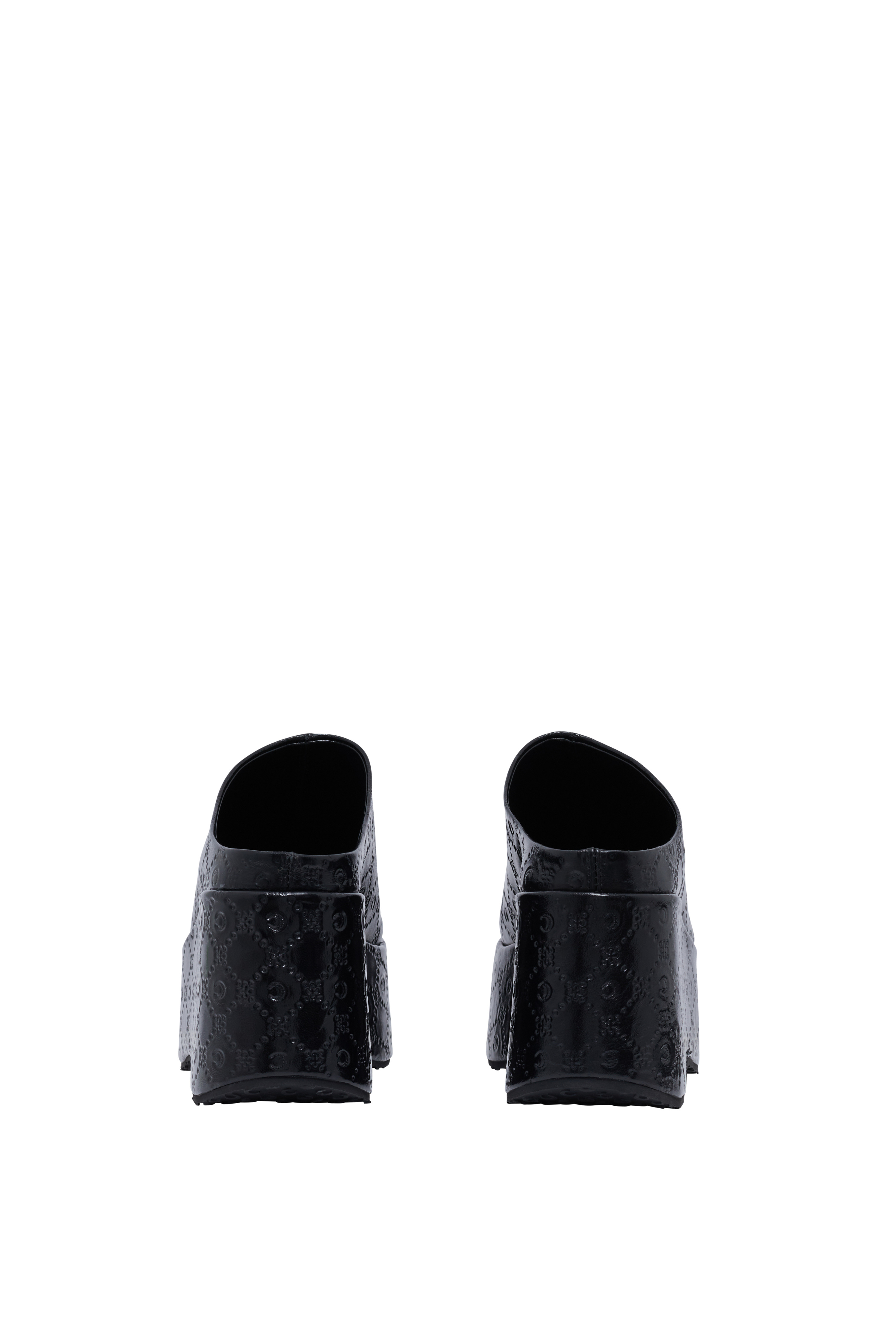 Moonogram Embossed Leather Ms Clog - 2