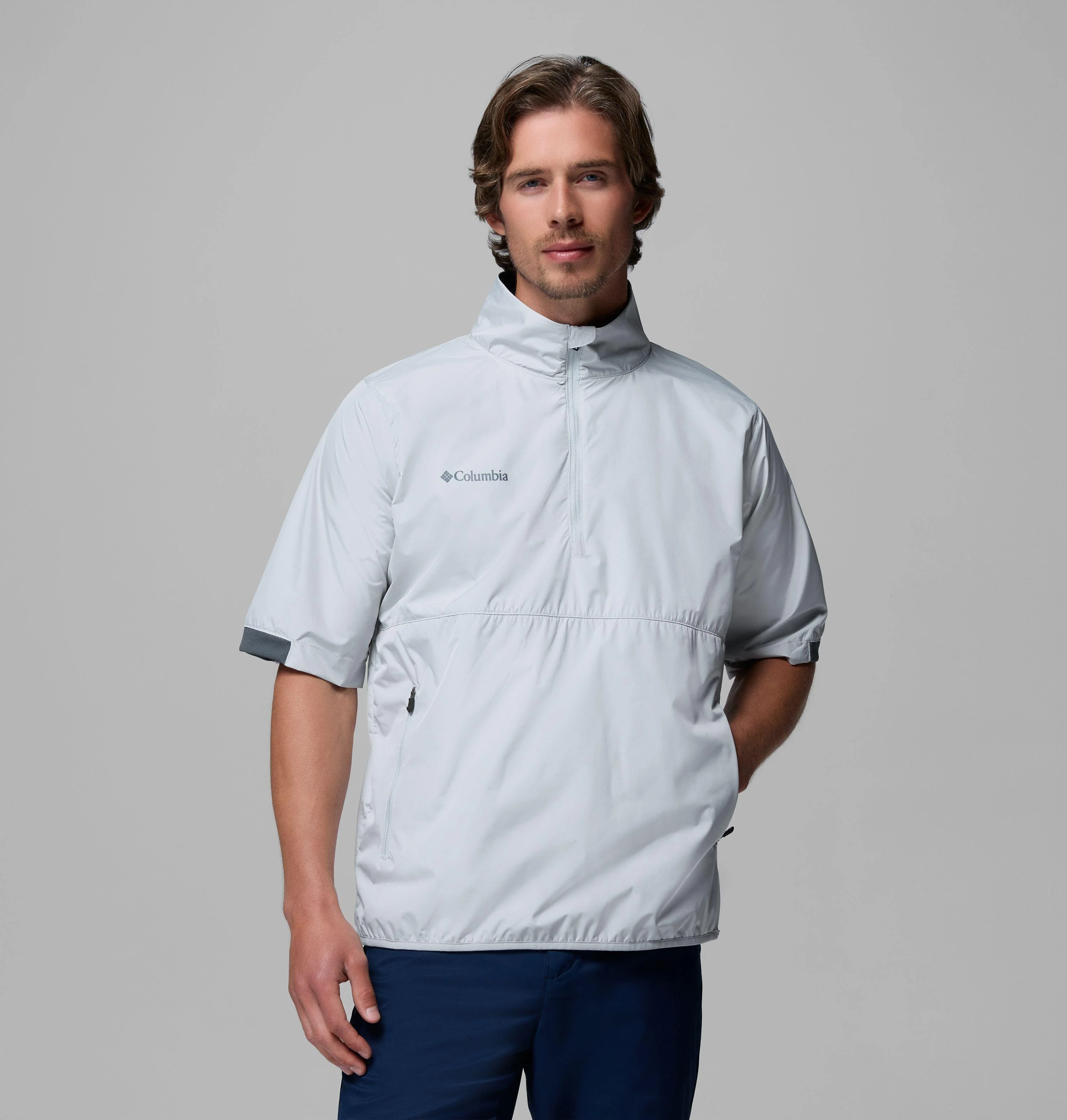 Men's Big Shot Golf Pullover Windbreaker - 1