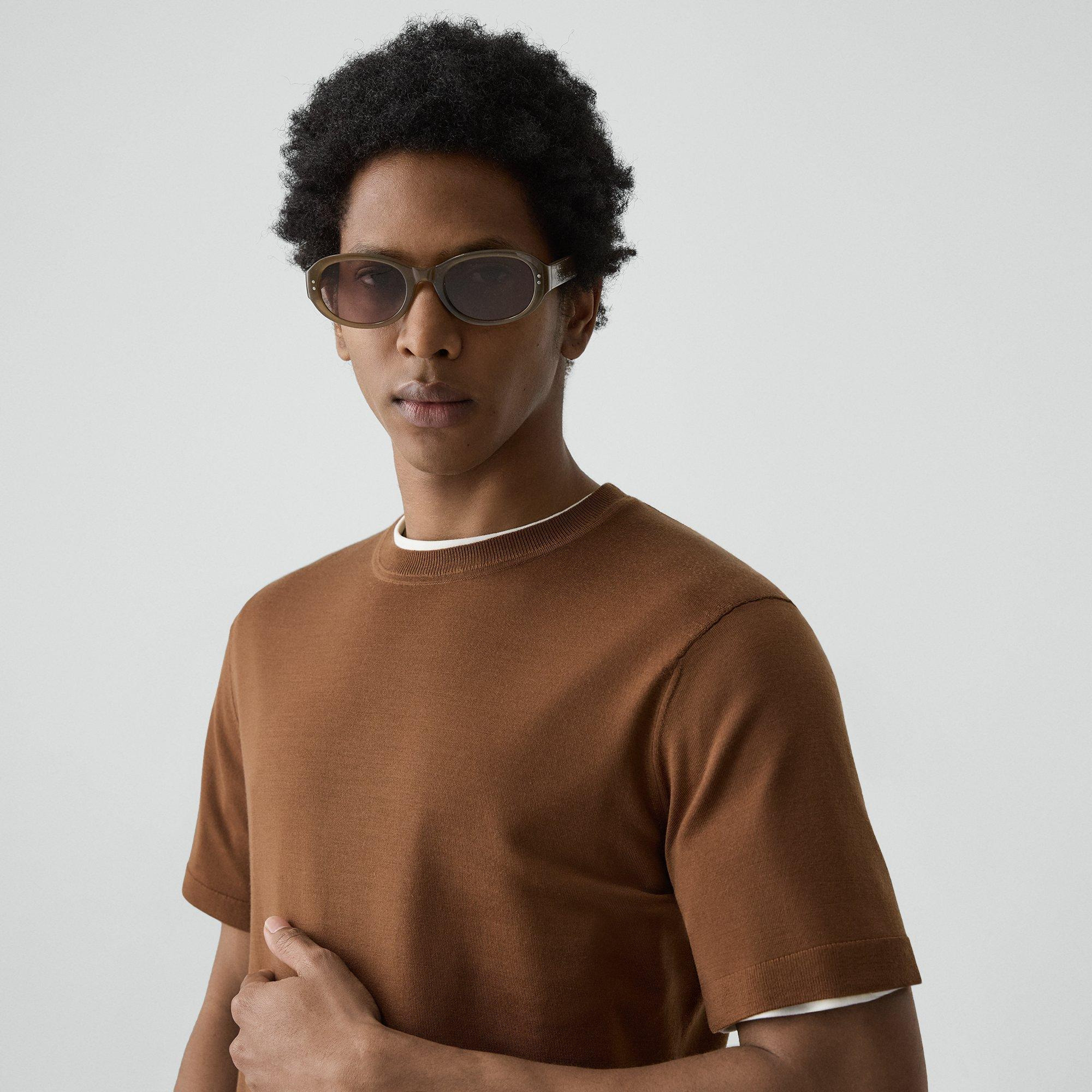 Soris Tee in Regal Wool - 5