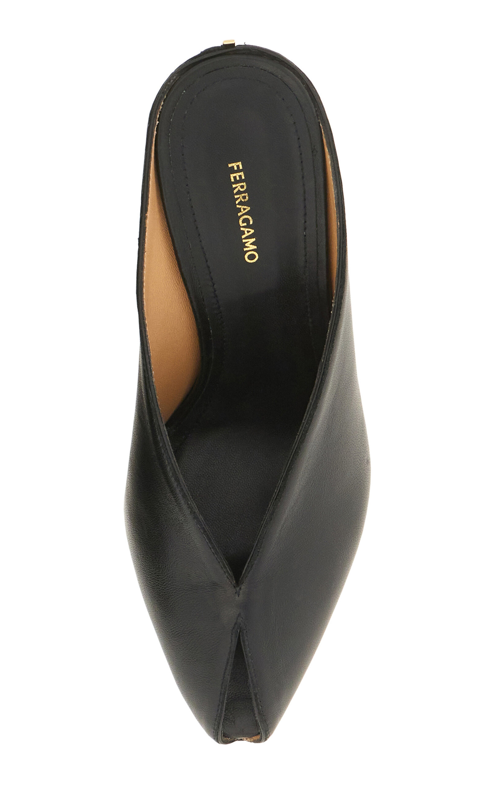 Alicia Leather Wedges Mules black - 3
