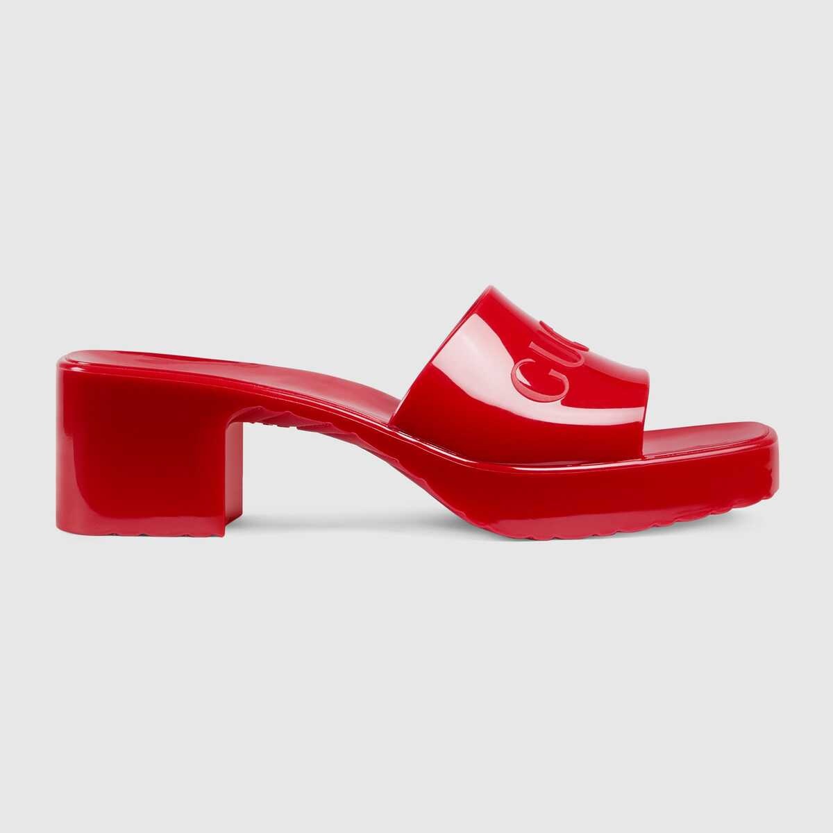 Women's slide sandal with Gucci logo - 1