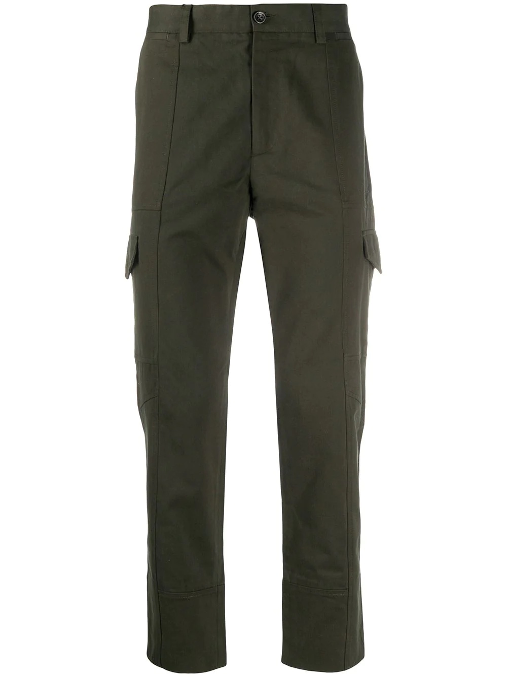 cropped cargo trousers - 1