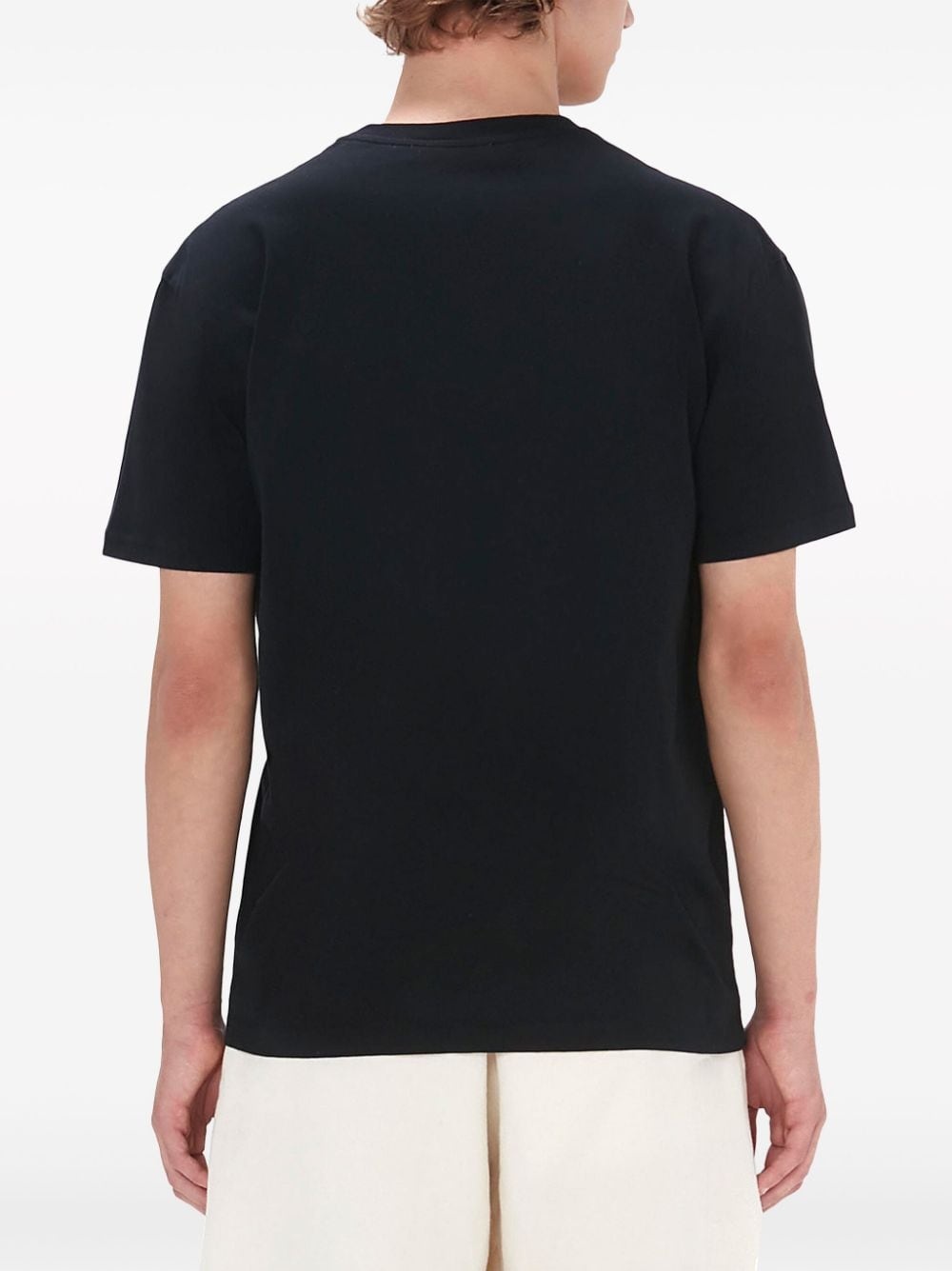 embroidered-logo cotton T-shirt - 4