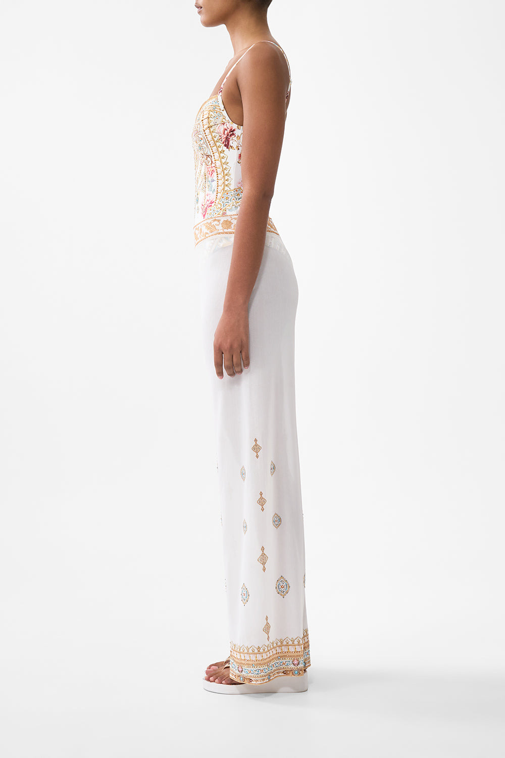 MESH STRAIGHT LEG BEACH PANT - 4