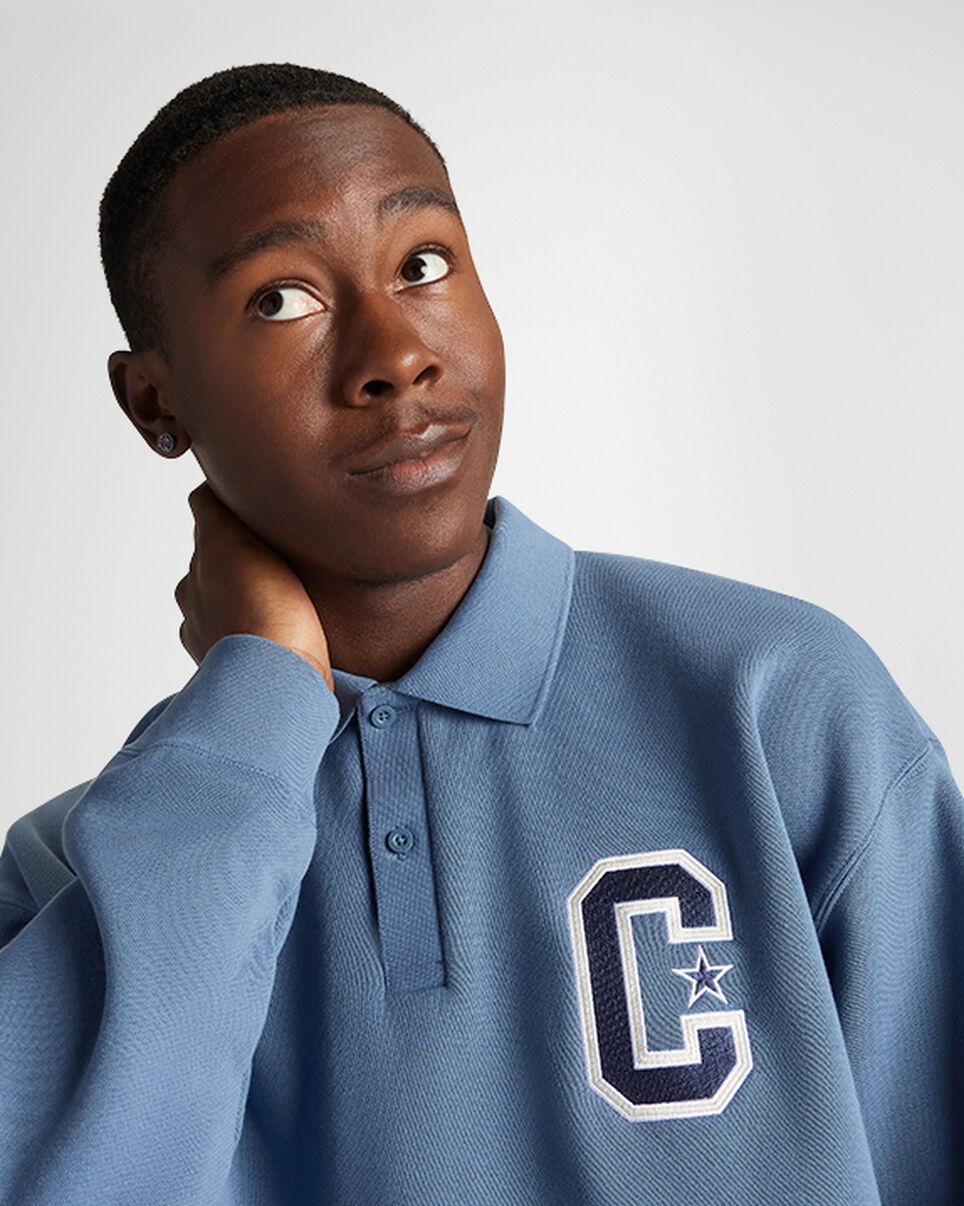 Premium Collared Crew Sweatshirt - 4