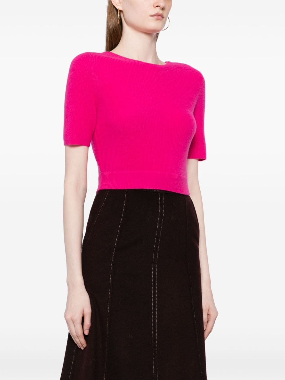 Josefina cut-out cashmere top - 3