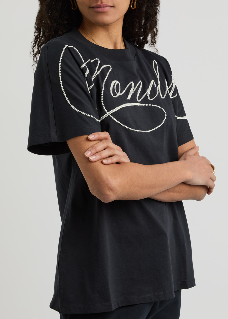 Moncler Logo-embroidered Cotton T-shirt - 5