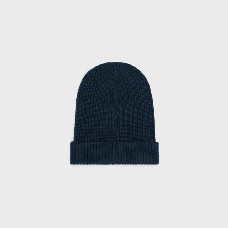 CELINE Celine beanie in heritage cashmere outlook
