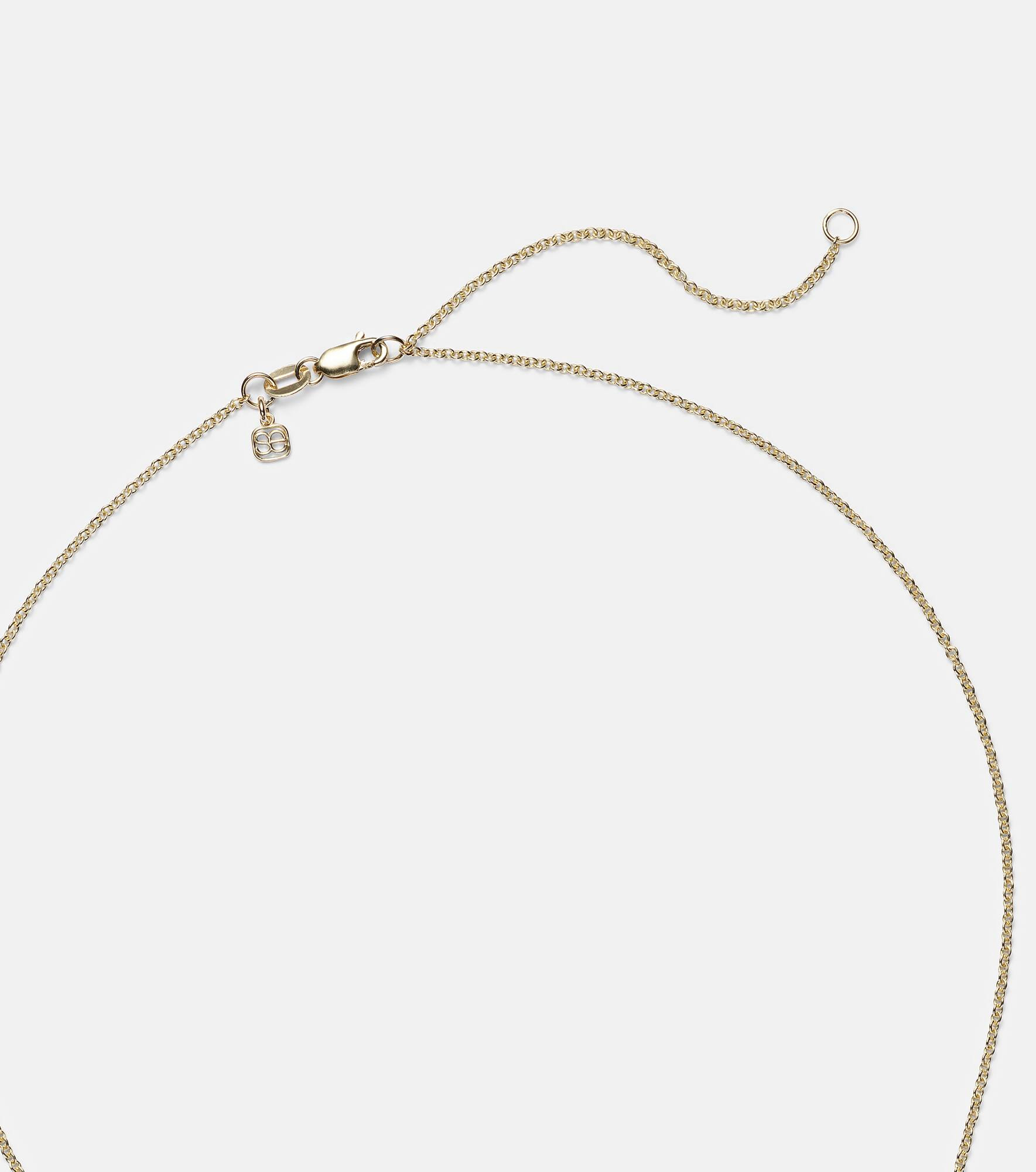 Lovebirds 14kt gold necklace with diamonds - 6