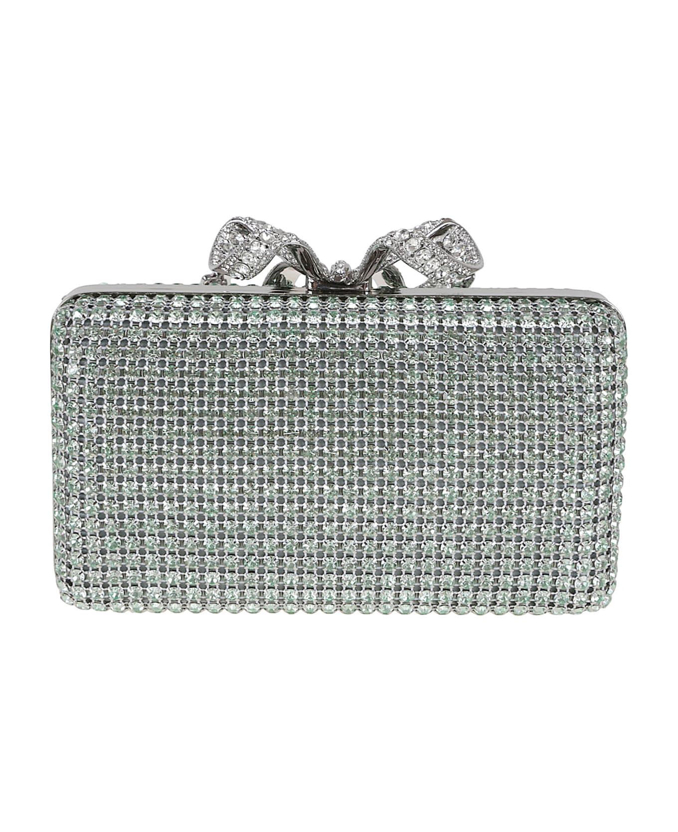 Green Chainmail Clutch Bag - 2