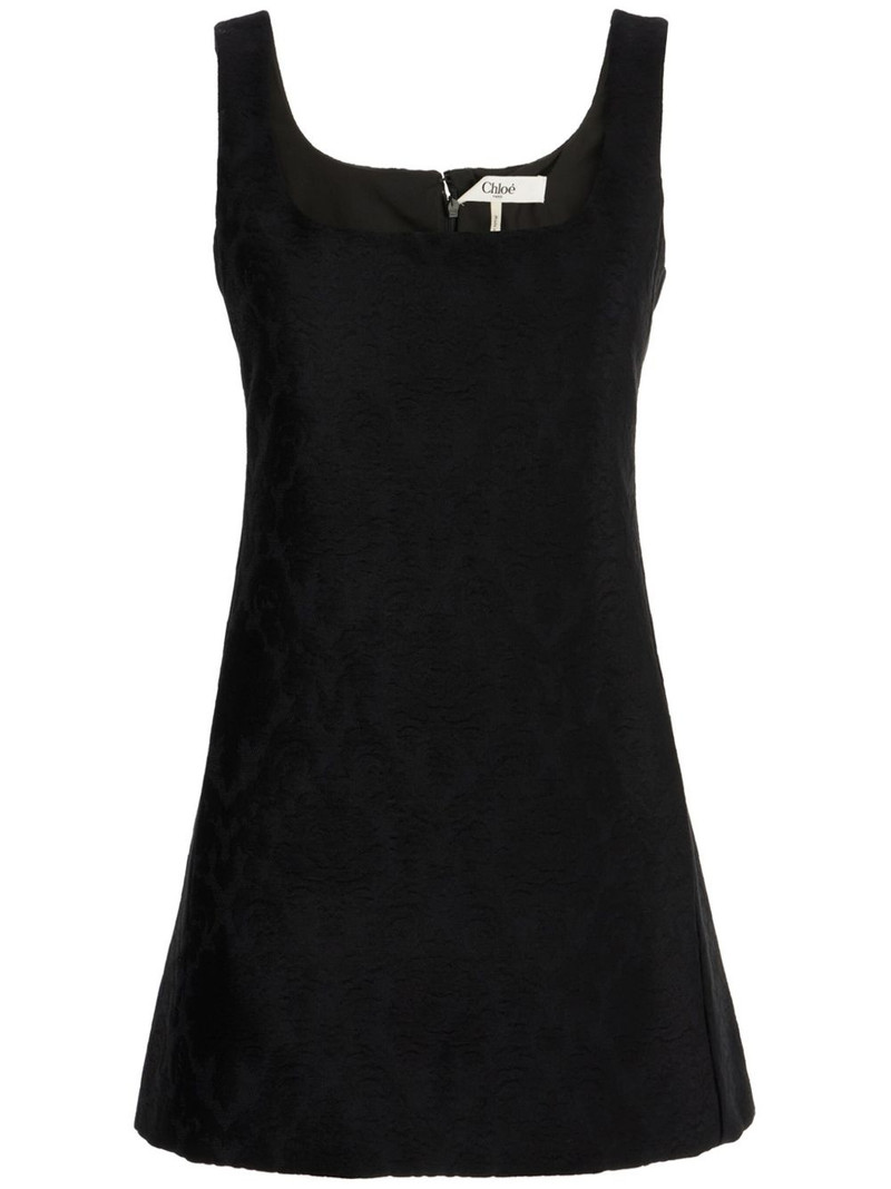 square-neck mini dress 1