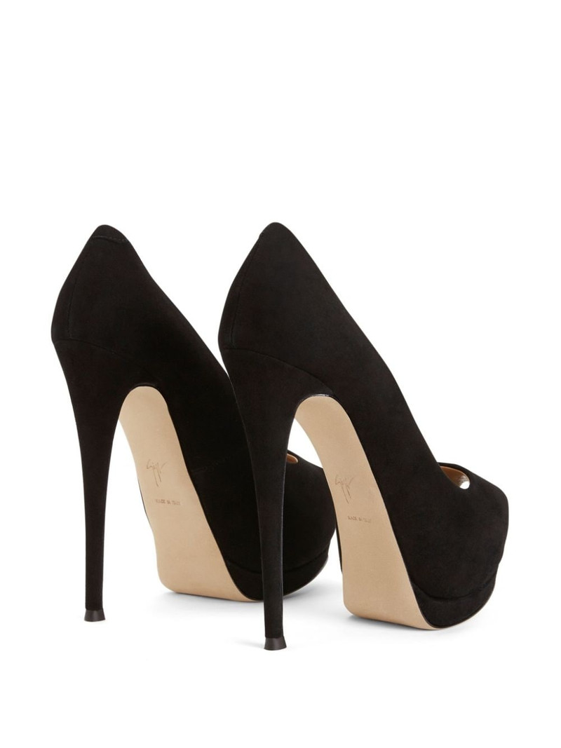 Sharon 130mm suede pumps 3